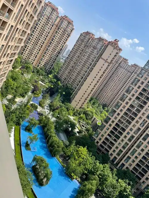 仁恒滨河湾一期258户型视野如下