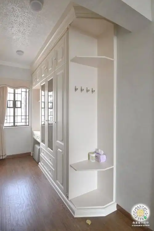 128㎡混搭风全屋定制家具,两个卧室越住越大!-衣柜网