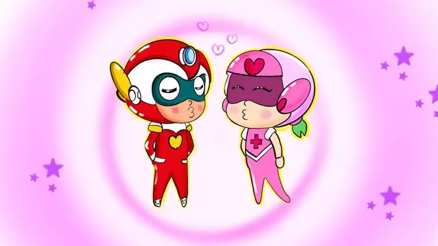 开心超人和甜心超人的女儿太秀气这样的女孩你喜欢吗