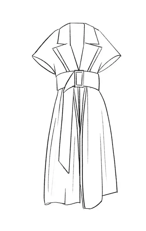 自己画的效果图-服装画/服装设计手稿 - 穿针引线服装论坛