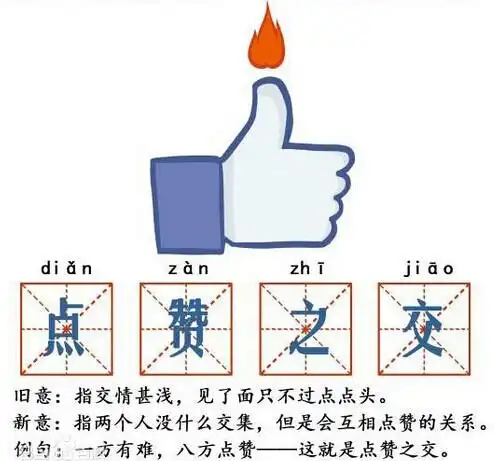 点赞之交就是有那么一些人,不管你有任何动态,日志,状态,照片等等,哪