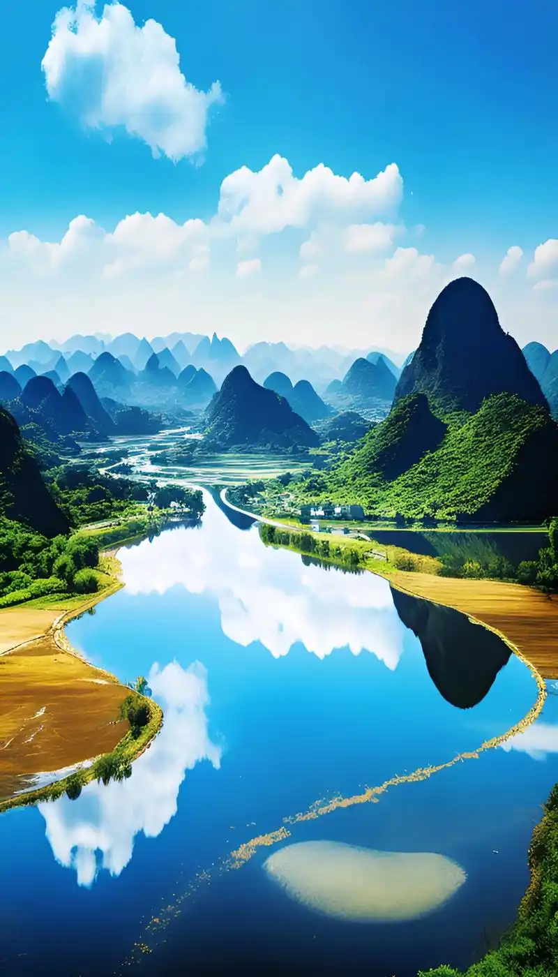 桂林山水奇八九,独秀峰尤冠其首.#治愈系风景 #图 - 抖音