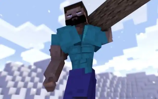 我的世界:最强史蒂夫什么样子?打铁傀儡如切菜,战斗画面高燃