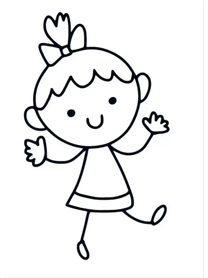 97小朋友喜欢的简笔画涂色大全97