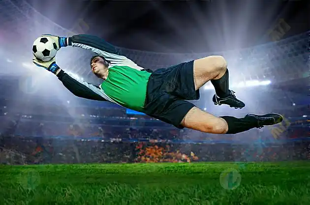 飞身扑球守门员高清图片下载