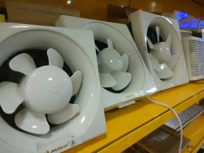 金羚工业排风扇强力fac-25y铁叶抽油烟机批发10寸圆筒轴流风机