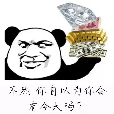 不然你自以为你会有今天吗?(钻石)