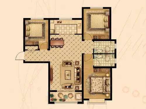 集成吊顶:300~400元/平方米普通吊顶:130~140元/平方米产品参考:四