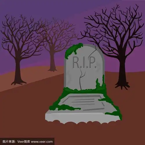 墓地漫画中的坟墓
