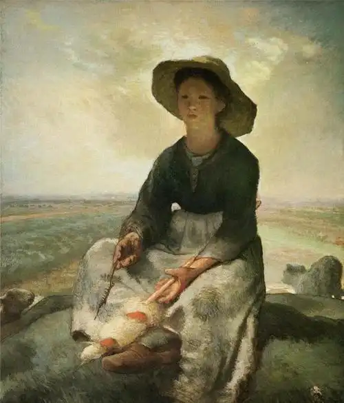 法国伟大的写实主义田园画家让弗朗索瓦米勒