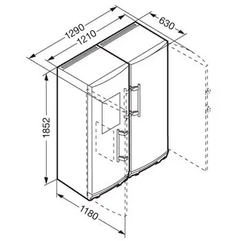 各品牌最薄的对开门冰箱