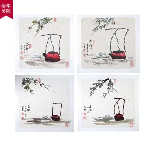 清华美院 常炳华《壶趣四幅》国家一级美术师