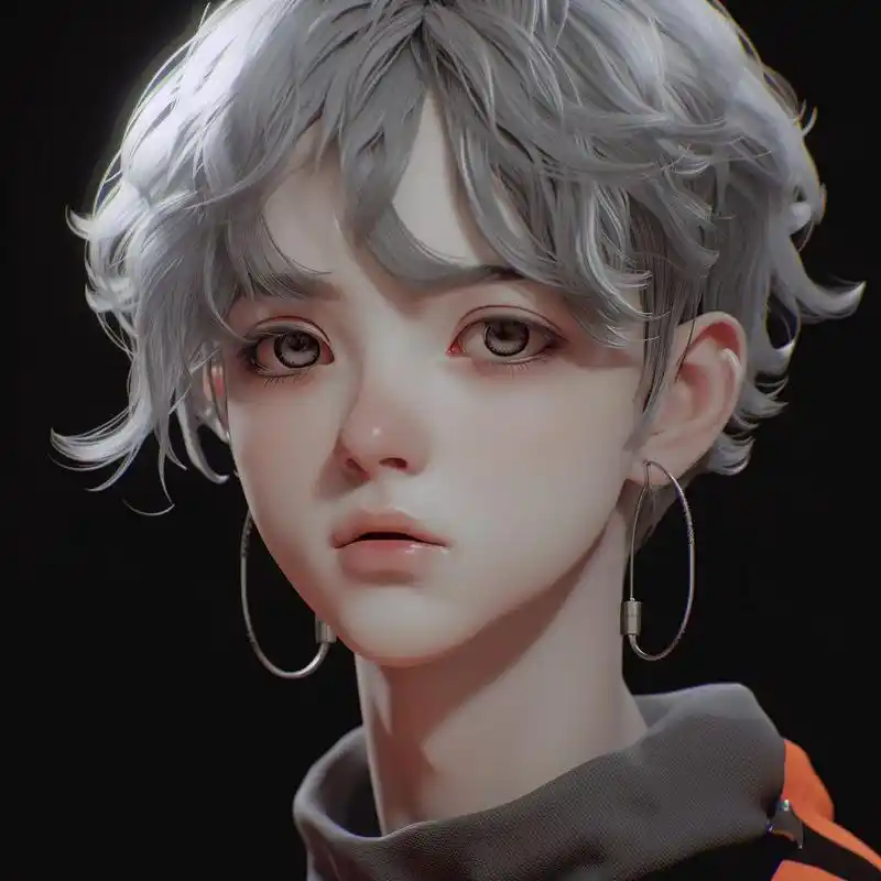 96ai创作 | 动漫系3d风格男生头像~爱了 今日是动漫风3d男生头像组