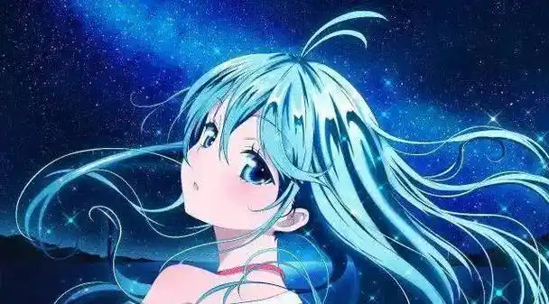 这些动漫中的蓝发少女虽然颜值高但是却特别呆萌_世界_眼睛_蓝色