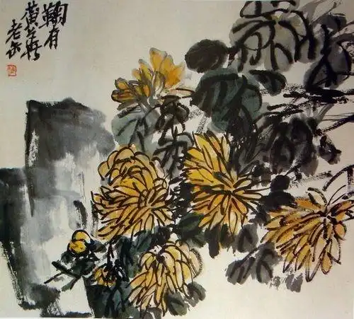 郑思肖画菊鉴赏