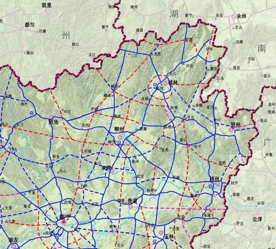 好消息!广西第2条对接外省的8车道高速公路开工建设
