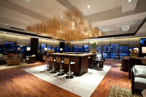 简约吧台灰色地毯工装效果图设计图免费下载_jpg格式_编号28344504-千