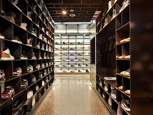 鞋子展柜厂_鞋子展柜定制_深圳鞋子展柜_深圳市豪诺展示道具制品有限