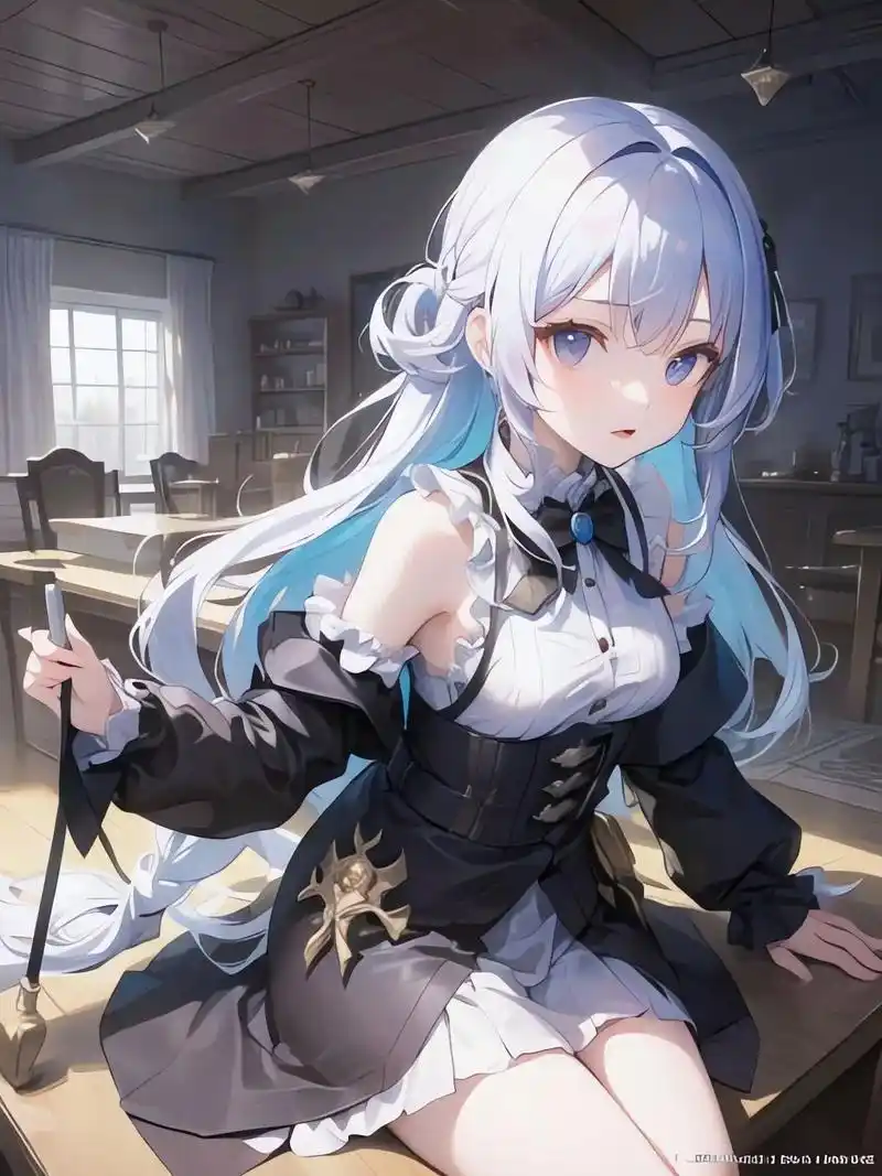 冰系女孩,好冷,好美呀#二次元美图壁纸大全 #次元ai绘画  - 抖音