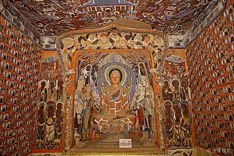 甘肃敦煌莫高窟_图片素材