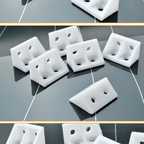 塑料角码90度直角支架固定角铁连接件l型三角塑料片7七字层板