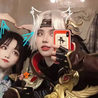 祁小念 真人西施and曜情头/吹_情侣头像_我要个性网