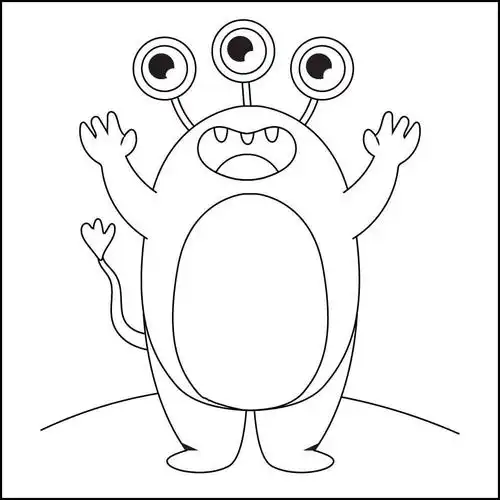 小怪兽打卡60happymonster