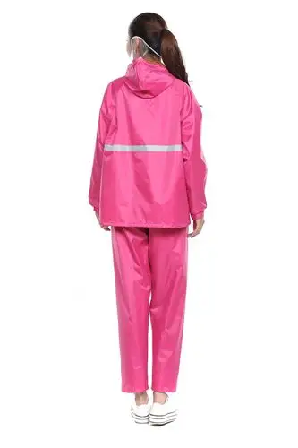 加厚摩托车雨衣雨裤套装韩国时尚成人雨衣男女士分体骑行雨衣套.
