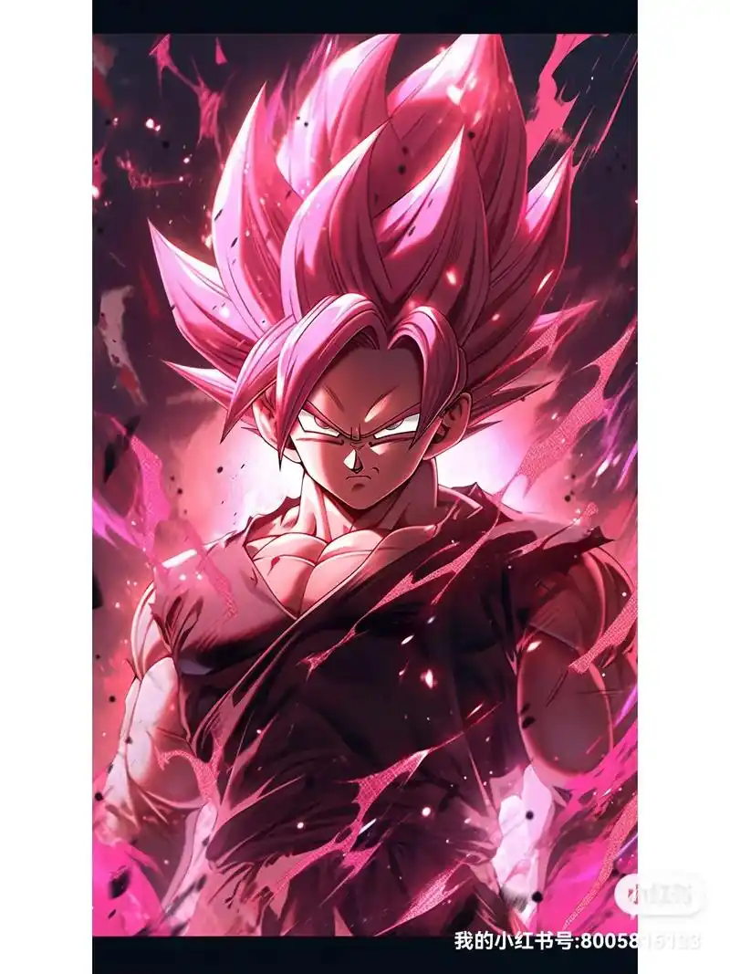 动漫壁纸|七龙珠|悟空桃红 - 抖音