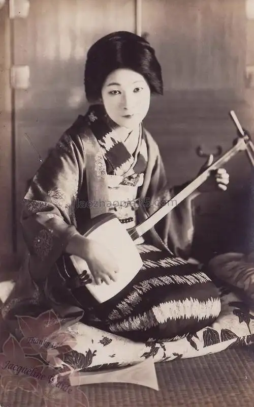 20世纪初的日本京都绝美艺伎影像-天下老照片网