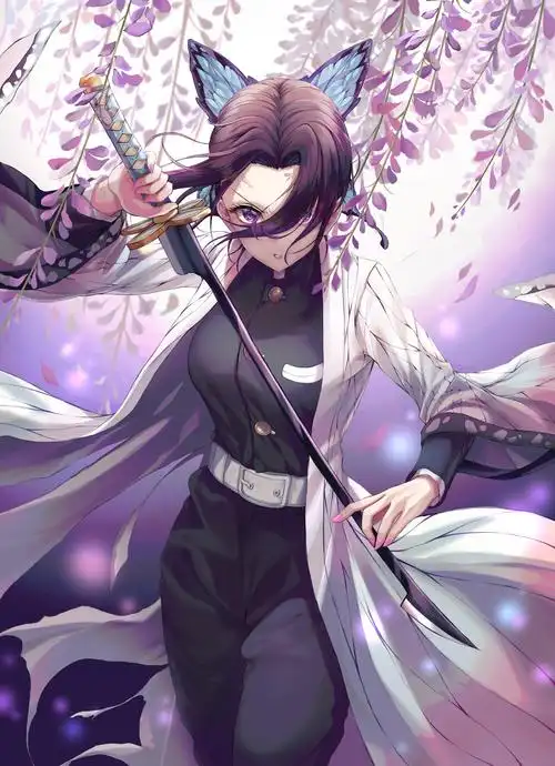 《鬼灭之刃》蝴蝶忍美图壁纸合辑