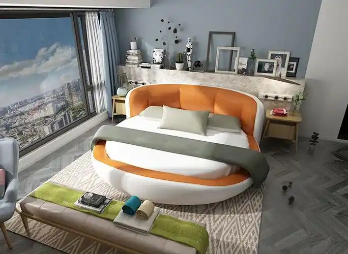 时尚圆床,带你走进不一样的家