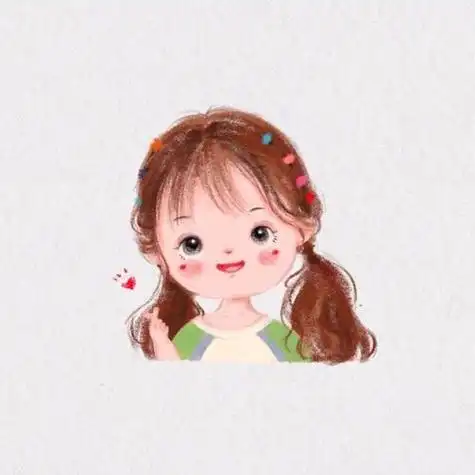 手绘小女孩头像超萌图片高清超萌的手绘可爱头像女生头像