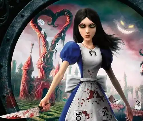 黑化的爱丽丝—3d打印提刀淌血的另类美