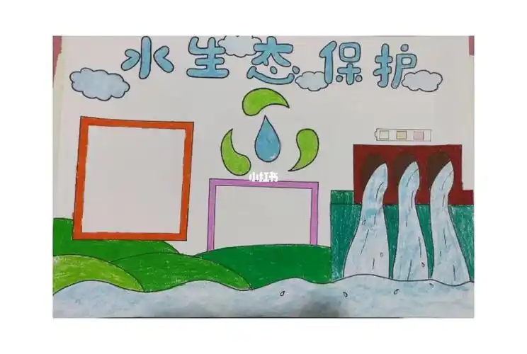 水生态保护手抄报