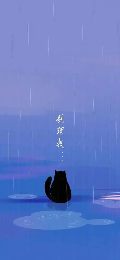 苹果安卓全面屏高清手机壁纸:别理我!