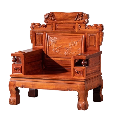 东阳红木家具缅甸花梨客厅中式如意大果紫檀组合实木沙发