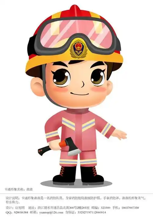 淮南消防卡通形象及主题漫画征集投票开始啦