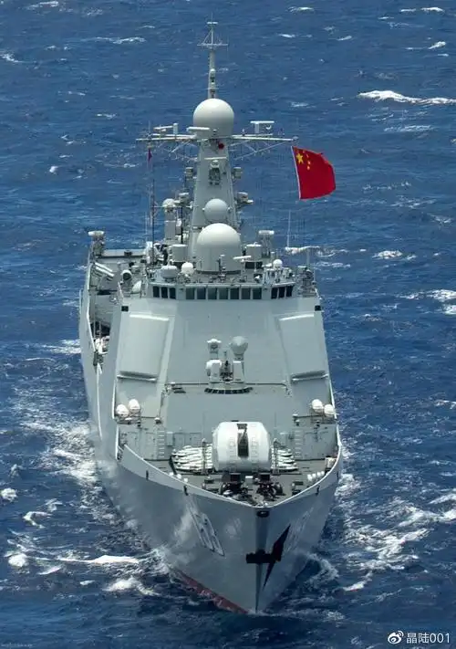 中国052c西安号驱逐舰(上) 舷号153 120图