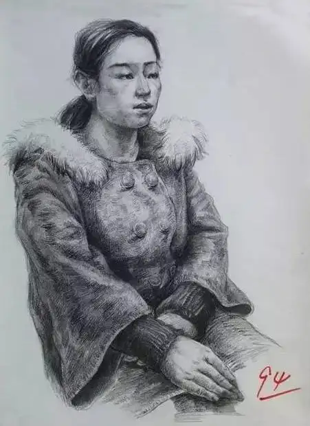 2015年西安美术学院素描高分卷 xmsj10