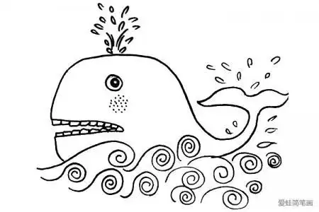 鲸鱼图片_鲸鱼怎么画 - 画画图片大全