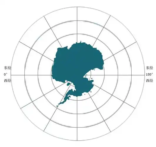 南极洲像中国地图