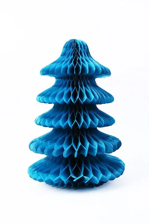 外贸圣诞礼品家居桌装饰 创意款纸翻花纸质圣诞树 传统纸雕工艺品