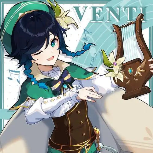 原神风神温迪巴巴托斯图片壁纸