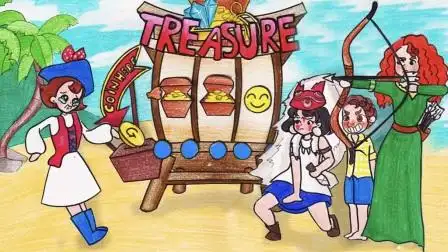 趣味定格动画:小红一路寻宝藏,太不容易了