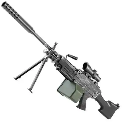 m249电动连发水弹轻机枪绝地大菠萝求生儿童吃鸡男孩玩具仿真机关