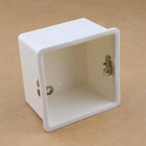 暗盒开关插座面板底座接线盒暗装底盒pvc电线5cm开关