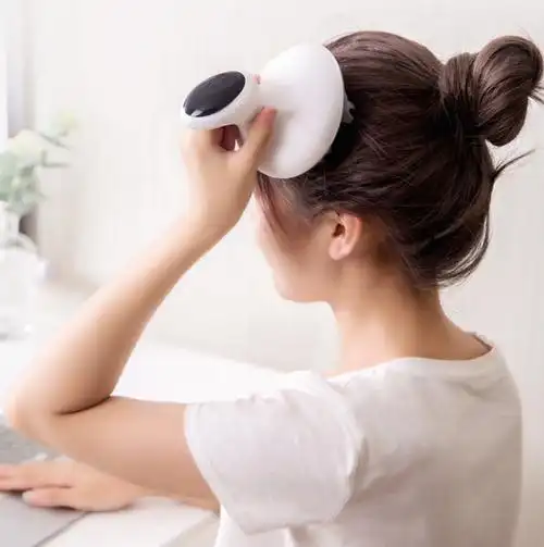 mini头部按摩器电动脑袋经络头皮头疼抓头充电mini按摩器