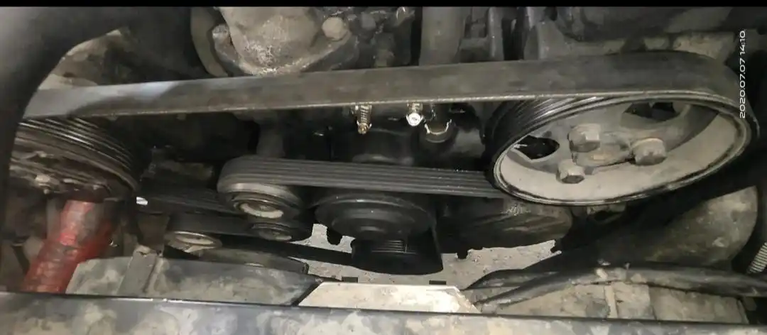 江淮皮卡4d25发动机皮带怎么绕有图最好