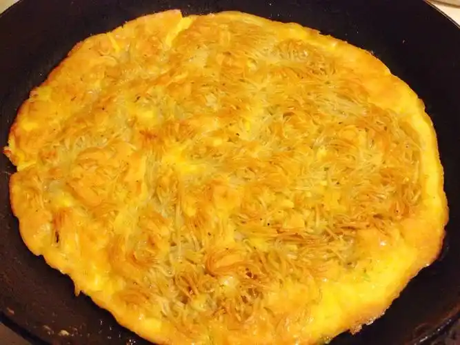 金丝煎蛋饼
